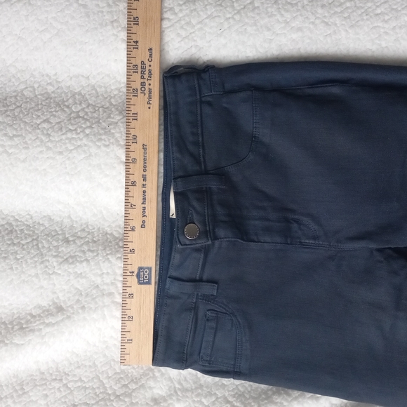 L'agence Margot Skinny High Rise Navy Coated Pants Size 27 Revolve - Picture 10 of 14